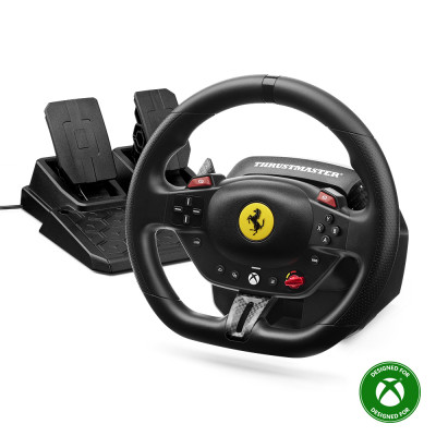 Thrustmaster Кермо і педалі T98-X FERRARI 296 GTS EU, PC/XBOX Thrustmaster Кермо і педалі T98-X FERRARI 296 GTS EU, PC/XBOX