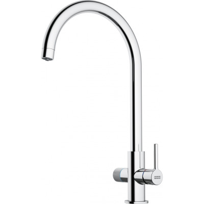 Franke Змішувач для кухні Lina J Clear Water 2.0, довж.виливу - 216 мм, поворотний, 1+1 фільтр, хром