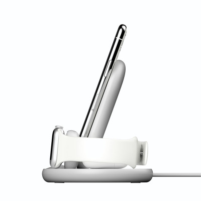 Belkin 3-in-1 Wireless Pad/Stand/Apple Watch[Зарядний пристрій бездротовий 3в1 iPhone/Watch/AirPods, білий]