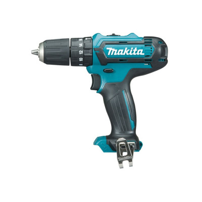 Makita Шуруповерт-дриль DF333DZ, акум, 10.8В (12В), CXT, 0-450/0-1700 об/хв, 30/14Нм, 1.1кг, SOLO