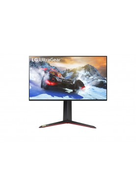 LG Монітор 27" 27GP95RP-B 2xHDMI, DP, Audio, USB, NanoIPS, 3840x2160, 160Hz, 1ms, DCI-P3 98%, G-SYNC, FreeSync, Pivot, HDR600