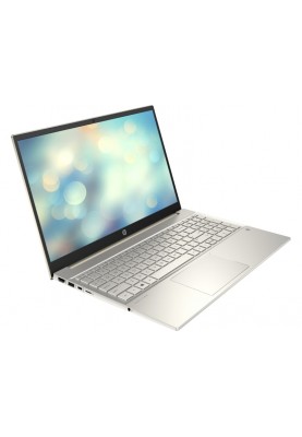 HP Ноутбук Pavilion 15-eh1131ua 15.6" FHD IPS AG, AMD R7-5700U, 16GB, F512GB, UMA, DOS, золотистий