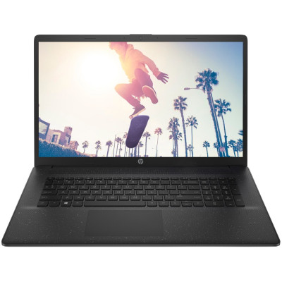 HP Ноутбук HP 17-cp3018ua 17.3" FHD IPS AG, AMD R7-7730U, 16GB, F1024GB, UMA, DOS, чорний