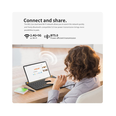 TECLAST Планшет P40HD 10.1" 8GB, 128GB, LTE, 6000mAh, Android, сірий
