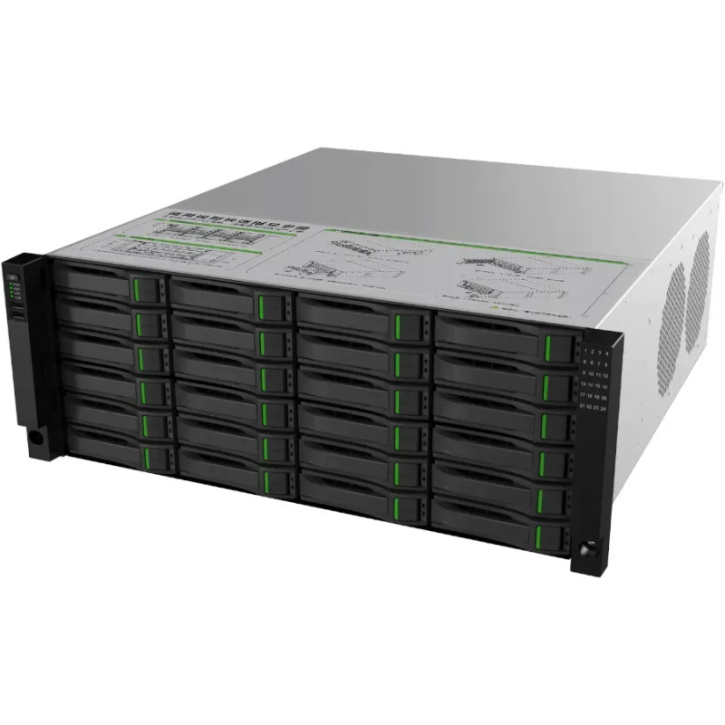 Tiandy Відеореєстратор TC-R324160 Spec:E/B/R/N/V4.1, 160ch, 24HDD, 4K, 4xRJ45, RPS