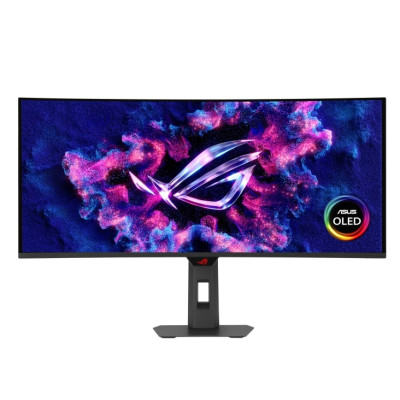 ASUS Монітор Asus 34" ROG Strix XG34WCDG 2xHDMI, DP, USB-C, 3xUSB, Audio, QD-OLED, 3440x1440, 21:9, 175Hz, 0.03ms, DCI-P3 99.3%, CURVED