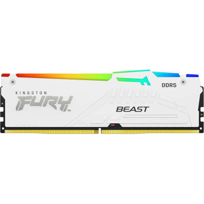 Kingston Пам'ять ПК Kingston DDR5 16GB 6000 FURY Beast EXPO Білий