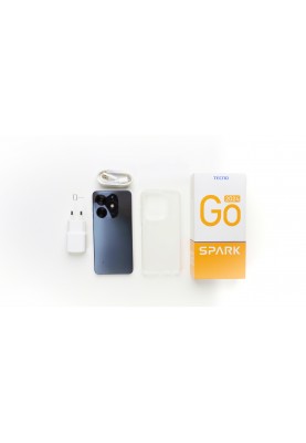 TECNO Смартфон Spark Go 2024 (BG6) 6.56" 4/64ГБ, 2SIM, 5000мА·год, Mystery White