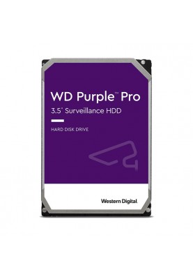 WD Жорсткий диск 8TB 3.5" 7200 256MB SATA Purple Pro Surveillance