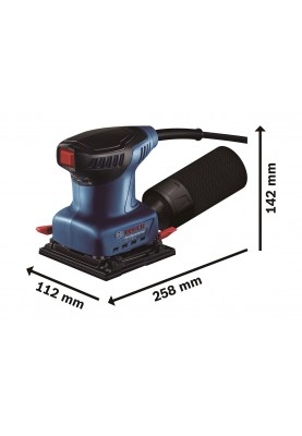 Bosch Шліфмашина вібраційна GSS 140 A 220Вт платформа 101х112 28000кол·хв 1.1кг