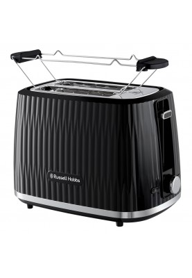 Russell Hobbs Тостер Eden 800Вт, пластик, підігрів, розморожування, чорний