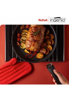 Tefal Набір посуду Ingenio Daily Chef 8 предметів, алюміній, кришка, змінна ручка