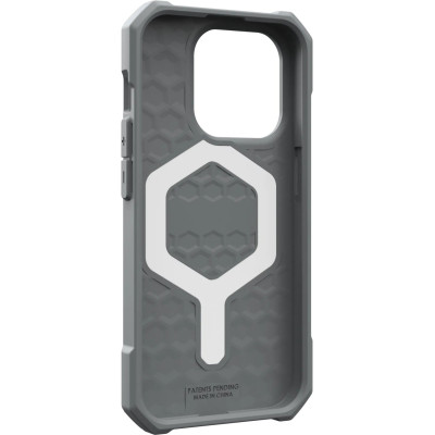 UAG Чохол для Apple iPhone 15 Pro Max Essential Armor Magsafe, Silver