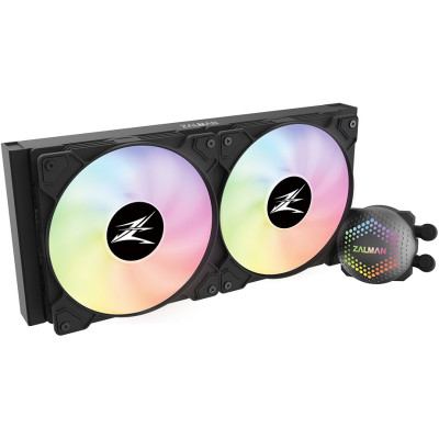 Zalman Система рідинного охолодження ALPHA 28 BLACK, LGA1700, 2066, 2011-V3, 2011, 1200, 115X, AM5, AM4, AM3, TDP 330W, ARGB