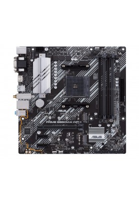 ASUS Материнcька плата PRIME B550M-A WIFI II sAM4 B550 4xDDR4 M.2 HDMI DP D-Sub Wi-Fi BT mATX