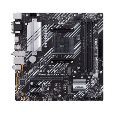 ASUS Материнська плата PRIME B550M-A WIFI II sAM4 B550 4xDDR4 M.2 HDMI DP D-Sub Wi-Fi BT mATX