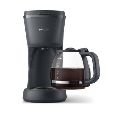 Philips Кофеварка крапельна Essentials Collection, 1.38л, мелена, підтримка температури, темно-сірий