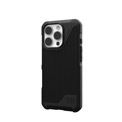 UAG Чохол для iPhone 16 Pro, Metropolis LT Magsafe, Kevlar Black