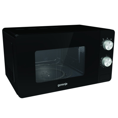 Gorenje Мікрохвільова піч, 20л, міх. кер., 800Вт, чорний
