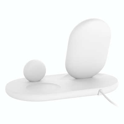 Belkin 3-in-1 Wireless Pad/Stand/Apple Watch[Зарядний пристрій бездротовий 3в1 iPhone/Watch/AirPods, білий]