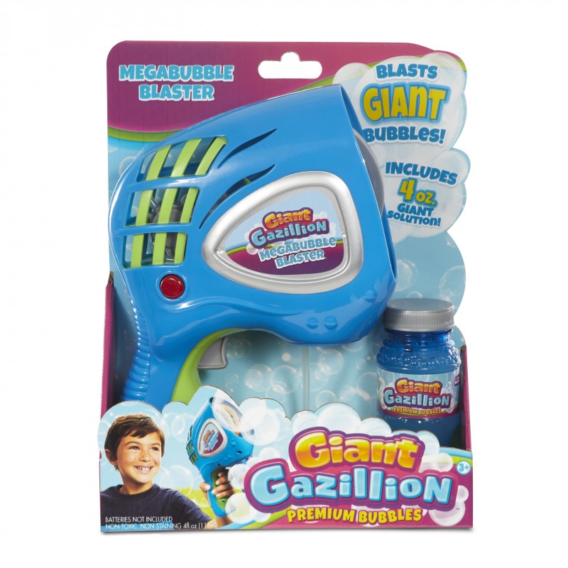 Gazillion Генератор мильних бульбашок Гігант бластер, автоматичний, 118мл