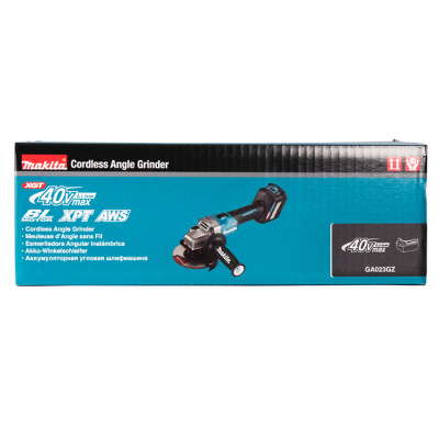 Makita Шліфмашина кутова GA023GZ акумуляторна, 125мм, 36В XGT, 3-3.3 кг, SOLO