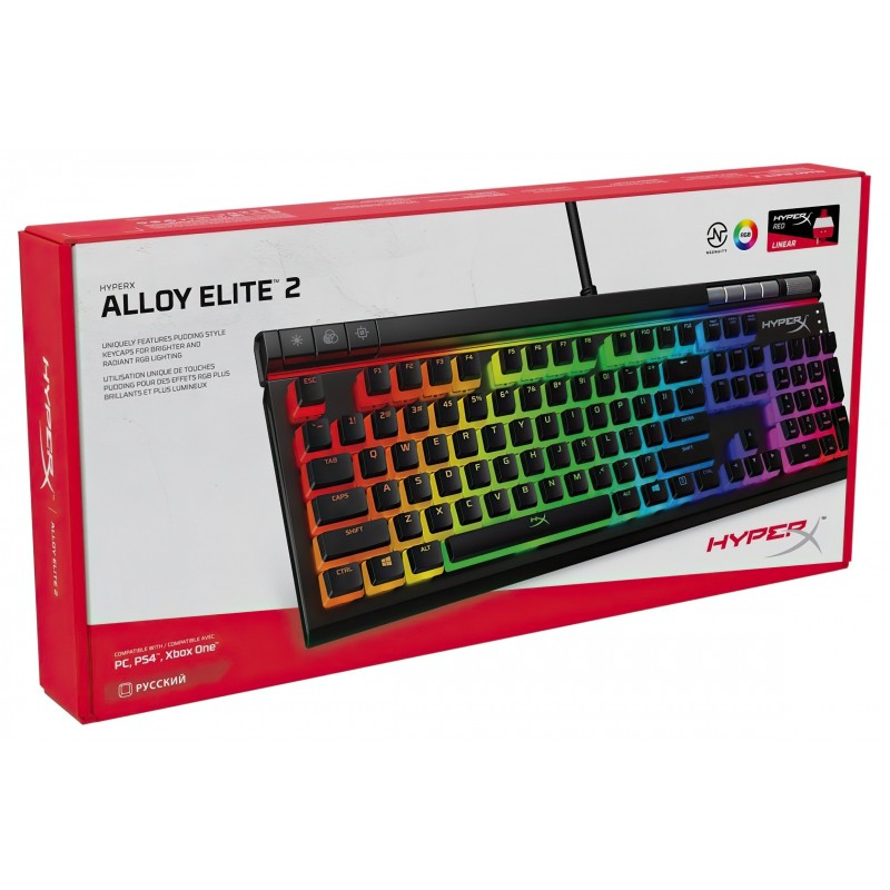 HyperX Клавіатура ігрова Alloy Elite RGB 2.0 Ru