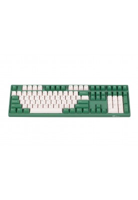 Akko Клавіатура механічна 3108 DS Matcha Red Bean 108Key, CS Pink V2, USB-A, EN/UKR, No Led, Зелений