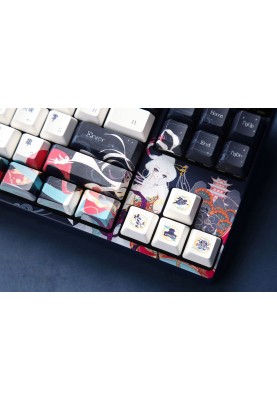 Varmilo Клавіатура механічна VPE87 Chang'e 87Key, K-Prestige Light, BT/WL/USB-A, EN, White Led, Синій