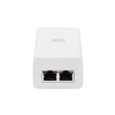 Digitus PoE-Інжектор PoE+ 802.3at, 10/100/1000 Mbps, Output max. 48V, 30W, білий