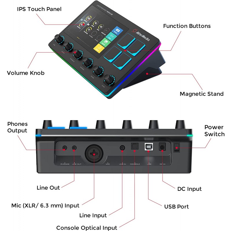 AVerMedia Пульт управління трансляцією Live Streamer NEXUS AX310 Black