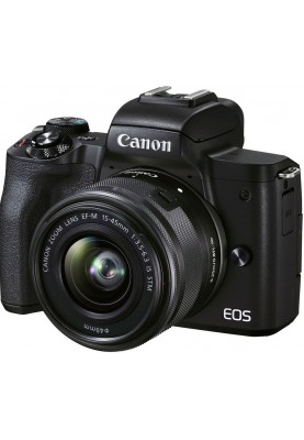 Canon Цифрова фотокамера  EOS M50 Mk2 + 15-45 IS STM Lifestream Kit Black