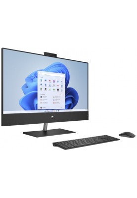 HP Комп'ютер персональний моноблок Pavilion 31.5" QHD IPS, Intel i5-12400T, 16GB, F512GB, NVD1650-4, WiFi, кл+м, DOS, чорний