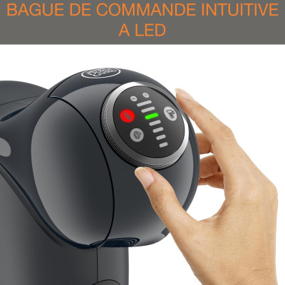Krups Кофеварка капсульна Dolce Gusto Genio S Plus, 1,8л, капсули, сернор.керування, темно-сірий