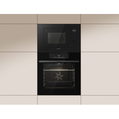 Gorenje Духова шафа Gorenje електрична, 77л, A+, дисплей, макс.темп.- 300, IconLed, чорний