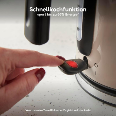 Russell Hobbs Електрочайник Russell Hobbs, 1.7л, метал, мокко