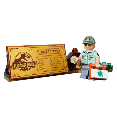LEGO Конструктор LEGO Jurassic World Скамянілості динозаврів: трицератопс LEGO Конструктор LEGO Jurassic World Скамянілості динозаврів: трицератопс