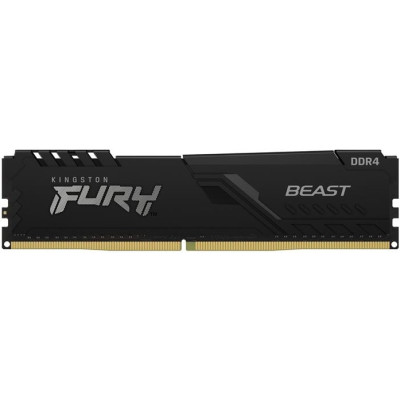 Kingston Пам'ять до ПК DDR4 2666 32GB FURY Beast Black