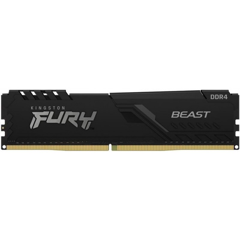 Kingston Пам'ять до ПК DDR4 2666 32GB FURY Beast Black