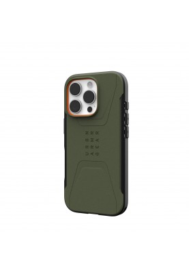 UAG Чохол для iPhone 16 Pro, Civilian Magsafe, Olive Drab