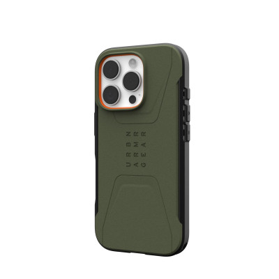 UAG Чохол для iPhone 16 Pro, Civilian Magsafe, Olive Drab