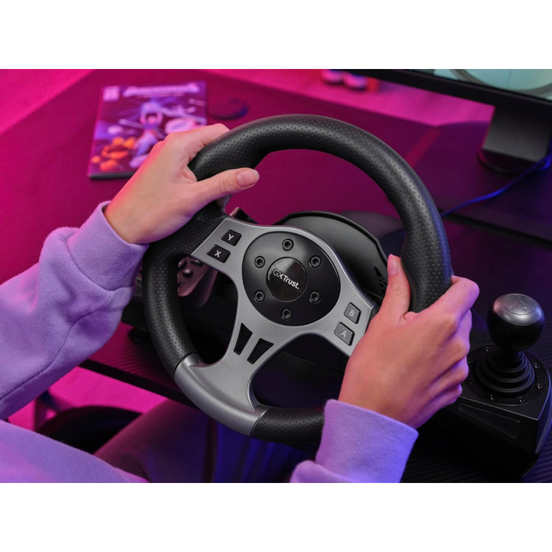 Trust Кермо і педалі GXT 289 Movi, PC/PS4/PS3/Xbox/Nintendo Switch
