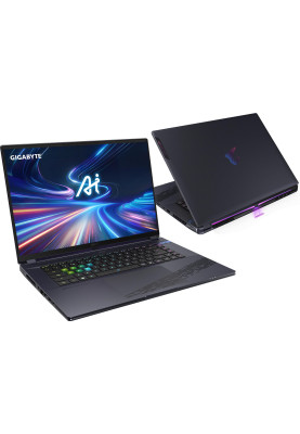 Gigabyte Ноутбук AORUS 16X 16.0 QHD 165Hz, Intel i7-13650HX, 16GB, F1TB, NVD4070-8, W11, чорний
