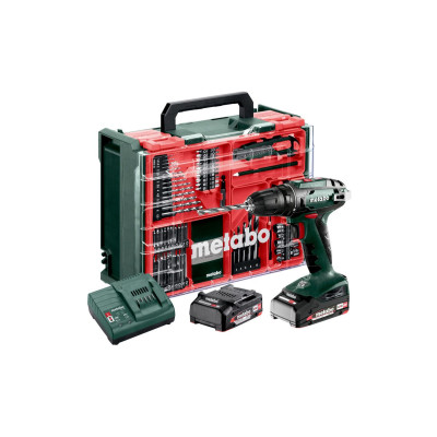 Metabo Шурупокрут-дриль акумуляторний Metabo BS 18 Set 18В 2х2А·год 24·48Нм 0-450·0-1600об·хв 1.3кг