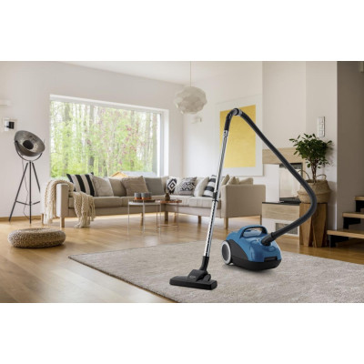 Gorenje Пилосос Gorenje мішковий, 750Вт, конт пилок -3л, HEPA, телескоп трубка, синій