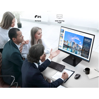 Samsung Монітор 24` F24T450F HDMI, DP, Audio, IPS, 75Hz, Pivot