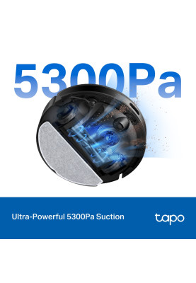 TP-Link Робот-пилосмок TAPO RV 20 MAX LIDAR з підтримкою вологого прибирання + док-станція