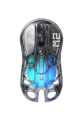 GravaStar Миша Mercury M2, BT/WL/USB-A, RGB, чорно-прозорий
