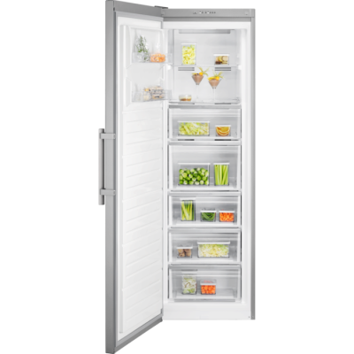 Electrolux Морозильна камера, 186x60х65, 278л, E, NF, інв., нерж Electrolux Морозильна камера, 186x60х65, 278л, E, NF, інв., нерж