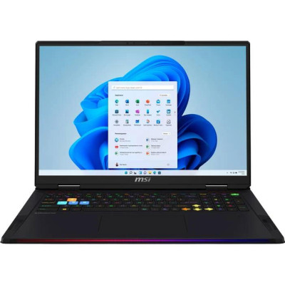 MSI Ноутбук Raider A18 HX A9WJG-208UA 18" UHD+ mini LED 120Hz, Ryzen 9 9955HX3D_16C_32T, 32GB, F1TB, NVD5090-24, W11, чорний